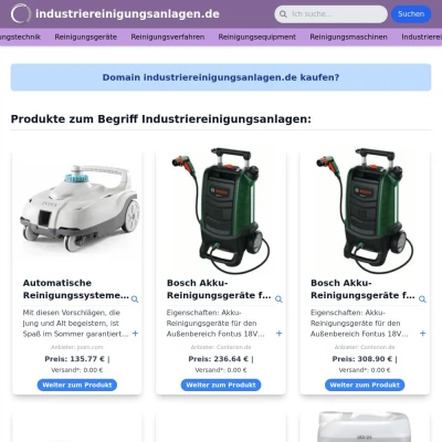 Screenshot industriereinigungsanlagen.de
