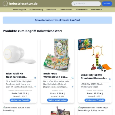 Screenshot industriesektor.de