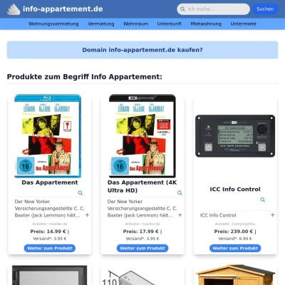 Screenshot info-appartement.de