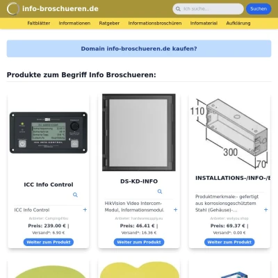 Screenshot info-broschueren.de