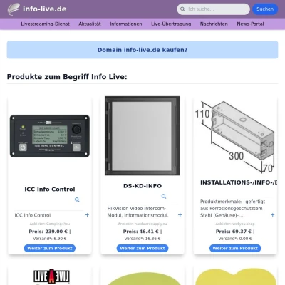 Screenshot info-live.de