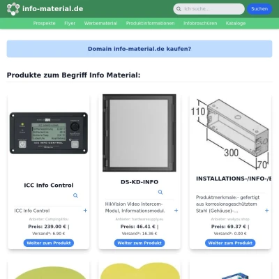 Screenshot info-material.de