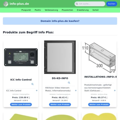 Screenshot info-plus.de