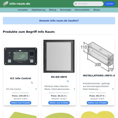 Screenshot info-raum.de
