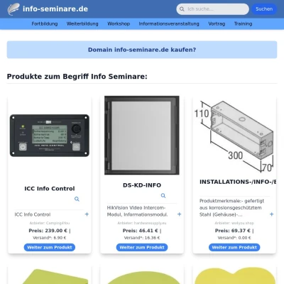 Screenshot info-seminare.de