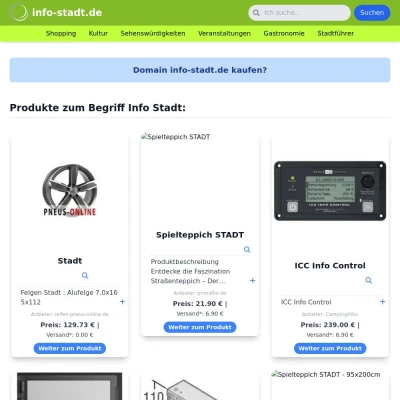 Screenshot info-stadt.de