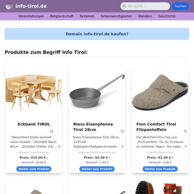 Screenshot info-tirol.de