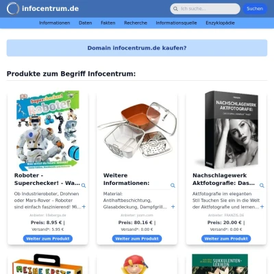 Screenshot infocentrum.de