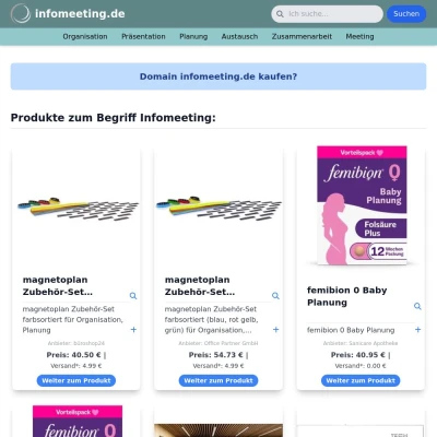 Screenshot infomeeting.de
