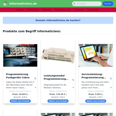 Screenshot informaticiens.de