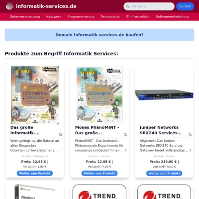 Screenshot informatik-services.de