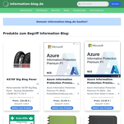 Screenshot information-blog.de