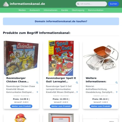 Screenshot informationskanal.de