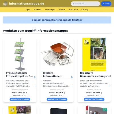 Screenshot informationsmappe.de