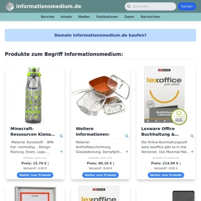 Screenshot informationsmedium.de