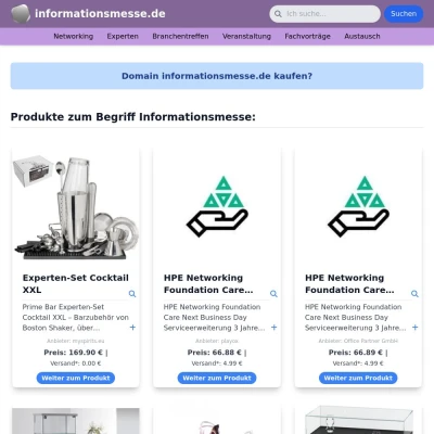 Screenshot informationsmesse.de