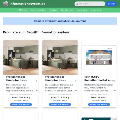Screenshot informationssytem.de