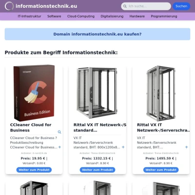 Screenshot informationstechnik.eu