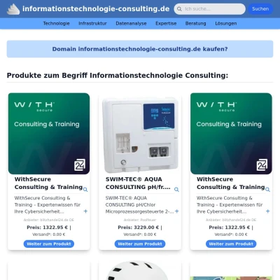 Screenshot informationstechnologie-consulting.de