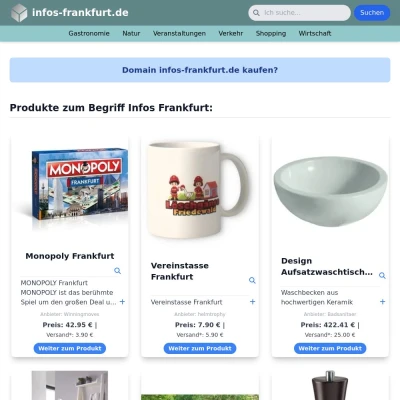 Screenshot infos-frankfurt.de