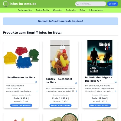Screenshot infos-im-netz.de