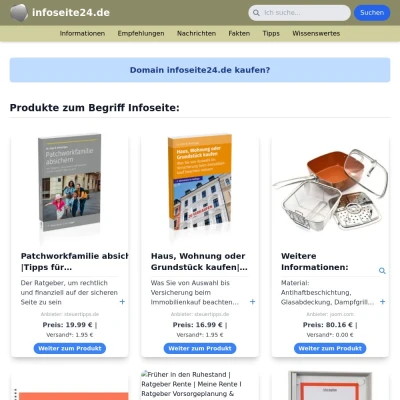 Screenshot infoseite24.de