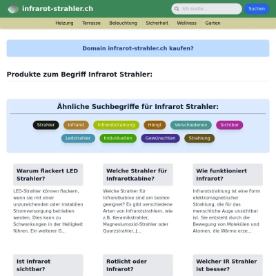 Screenshot infrarot-strahler.ch