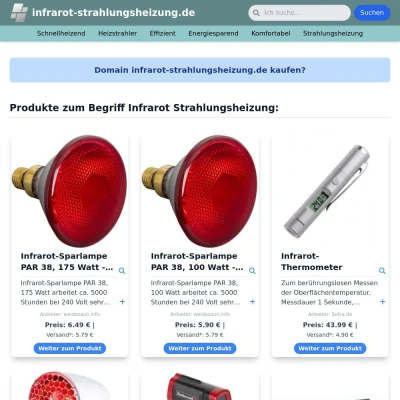 Screenshot infrarot-strahlungsheizung.de