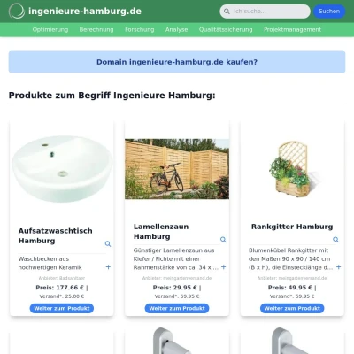 Screenshot ingenieure-hamburg.de