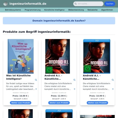 Screenshot ingenieurinformatik.de