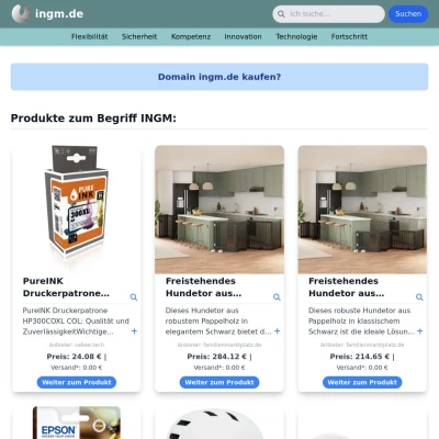 Screenshot ingm.de