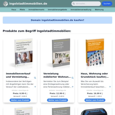 Screenshot ingolstadtimmobilien.de