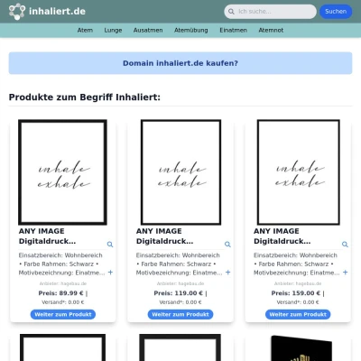Screenshot inhaliert.de