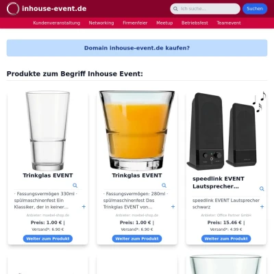 Screenshot inhouse-event.de