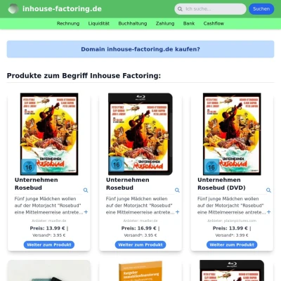 Screenshot inhouse-factoring.de