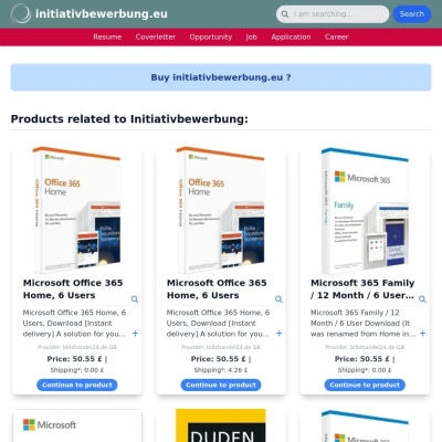 Screenshot initiativbewerbung.eu