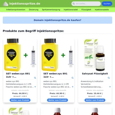 Screenshot injektionsspritze.de