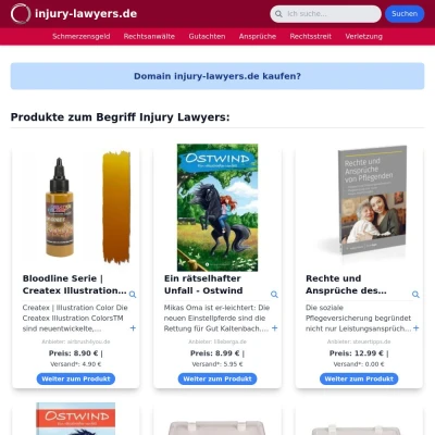 Screenshot injury-lawyers.de