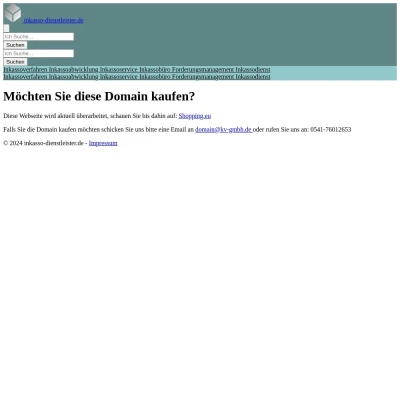 Screenshot inkasso-dienstleister.de