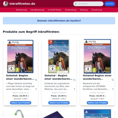 Screenshot inkrafttreten.de