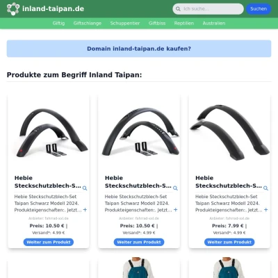 Screenshot inland-taipan.de