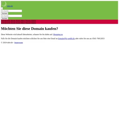 Screenshot inlet.de
