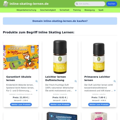 Screenshot inline-skating-lernen.de