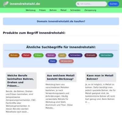 Screenshot innendrehstahl.de