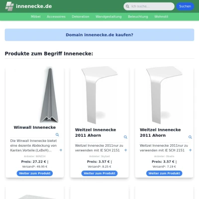 Screenshot innenecke.de