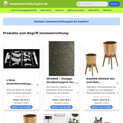 Screenshot inneneinrichtung24.de
