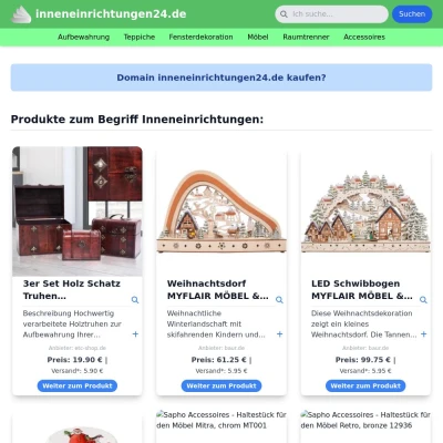 Screenshot inneneinrichtungen24.de