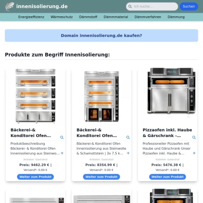 Screenshot innenisolierung.de