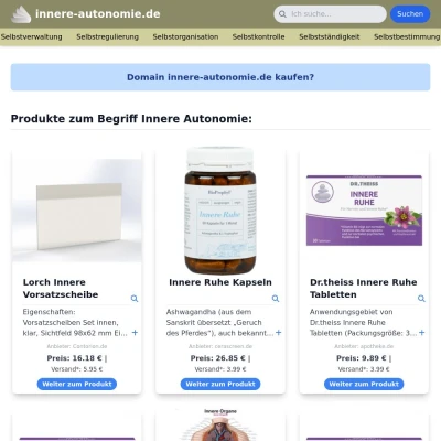 Screenshot innere-autonomie.de