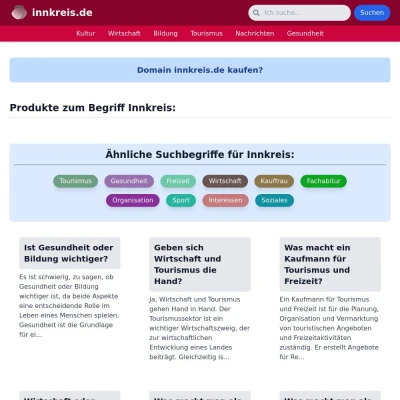 Screenshot innkreis.de